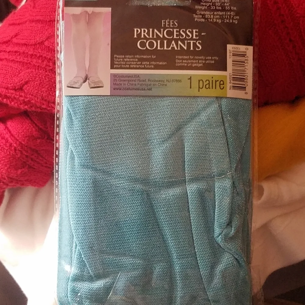 💕Clearance Flutter Fairies Princess Tights Size 4-6
